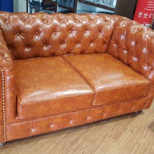 Sri Lakshmi Enterprises Leather 2 seater sofa