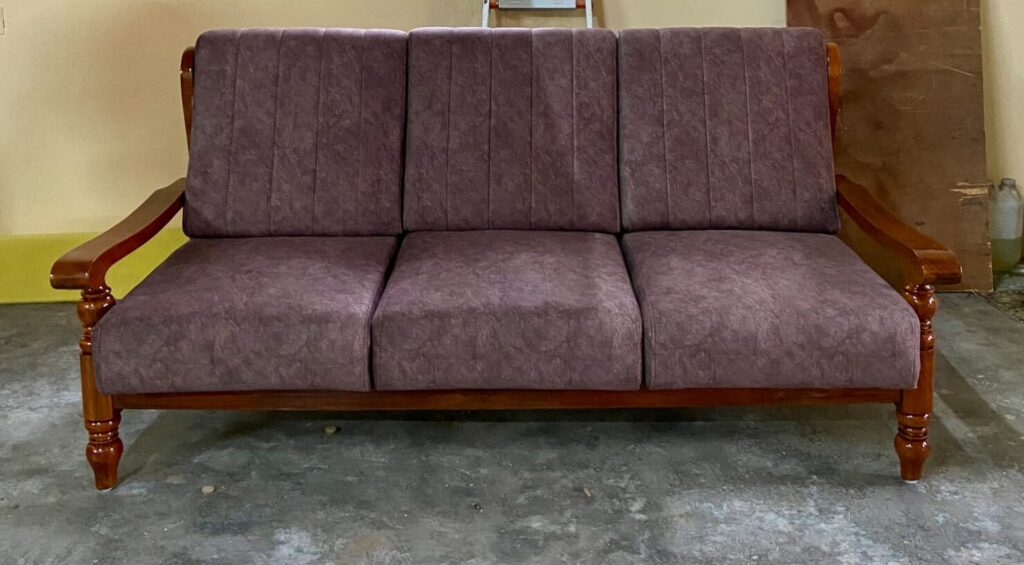 Sri lakshmi enterprises in bangalore 3 seater wooden frame sofa
